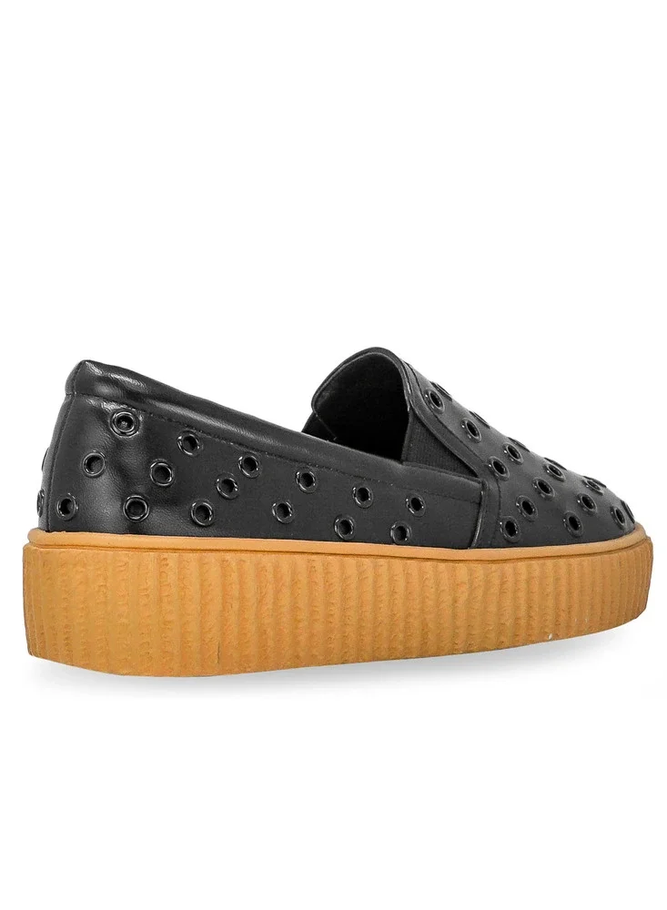 PLATFORM SLIP ON SNEAKERS
